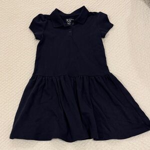 The Children's Place Navy Blue Polo Dress toddler girls 5t EUC